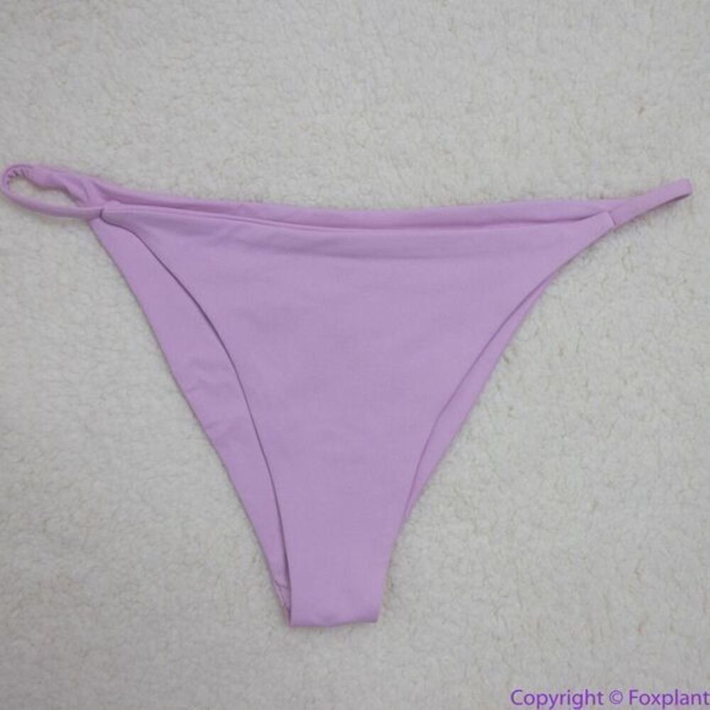 NEW Toast Swim Free People String Bikini Bottom in light lilac purple, L